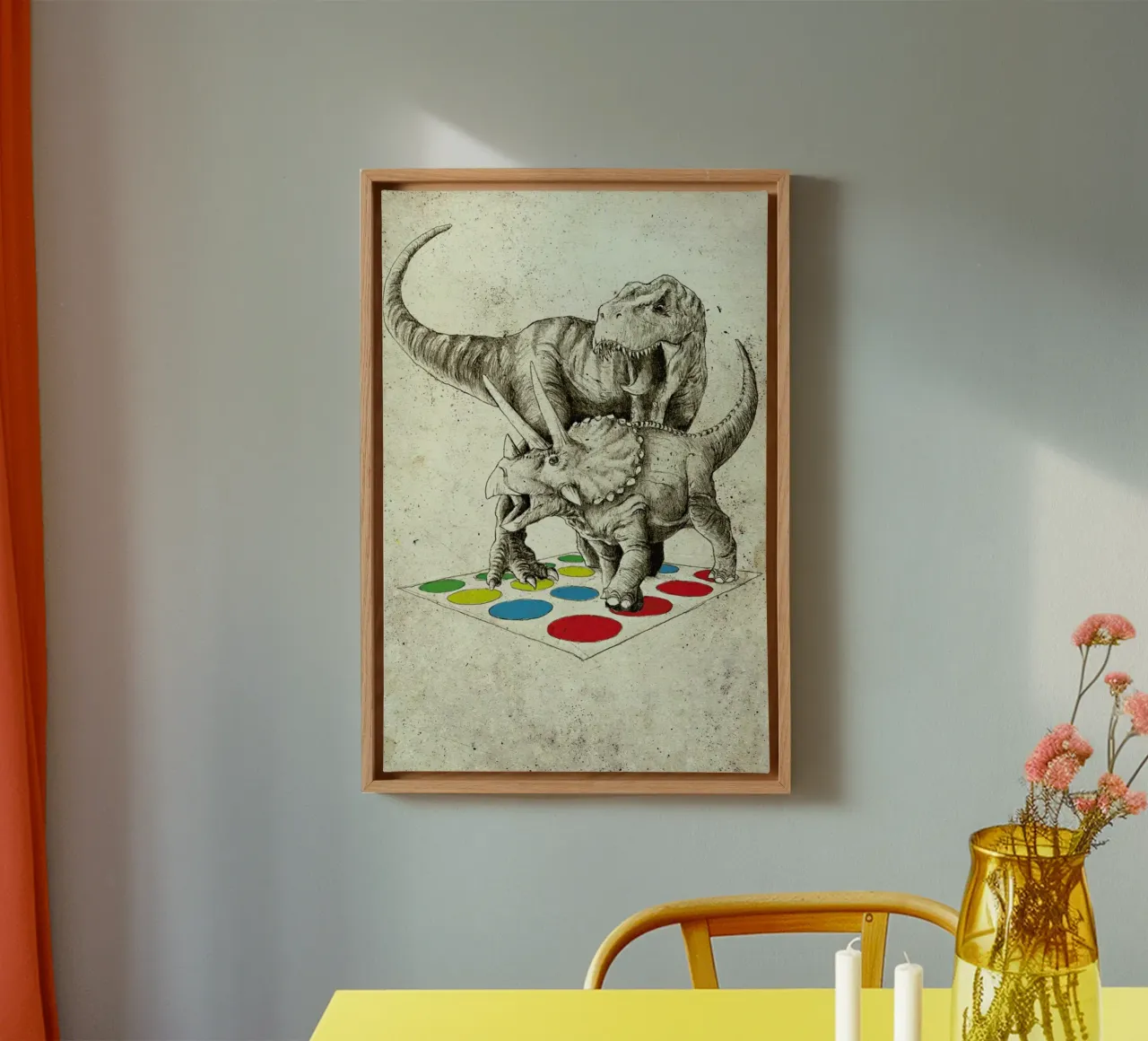 The Ultimate Battle tela con Cornice a cassetta da DinoMike
