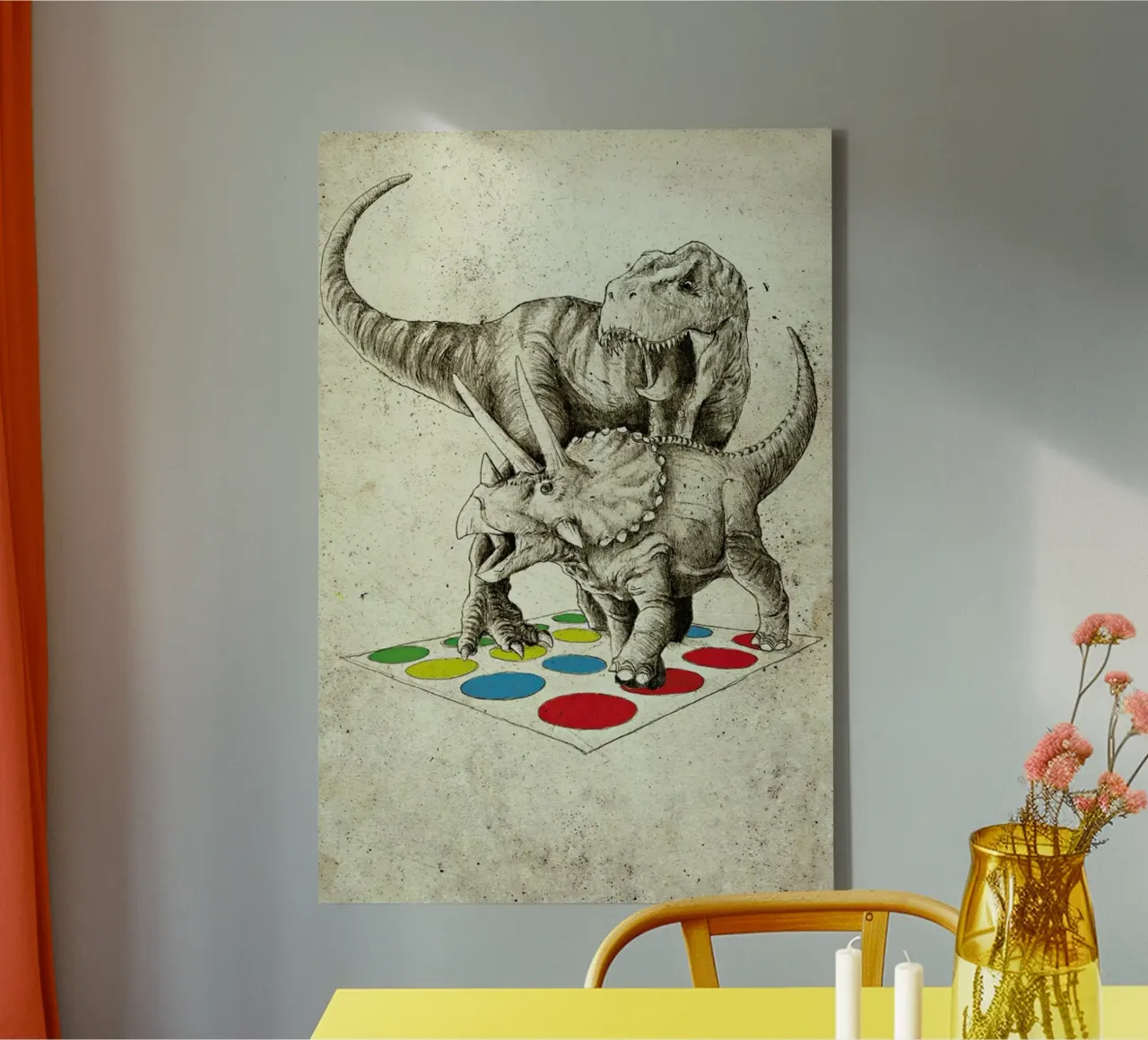 The Ultimate Battle tela con Cornice a cassetta da DinoMike
