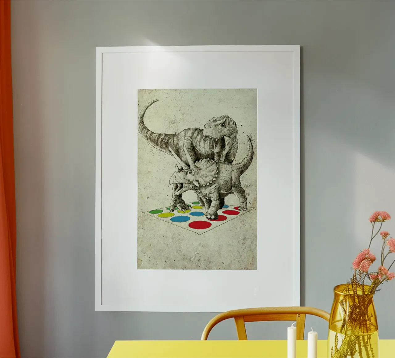 The Ultimate Battle poster con telaio in plastica da DinoMike