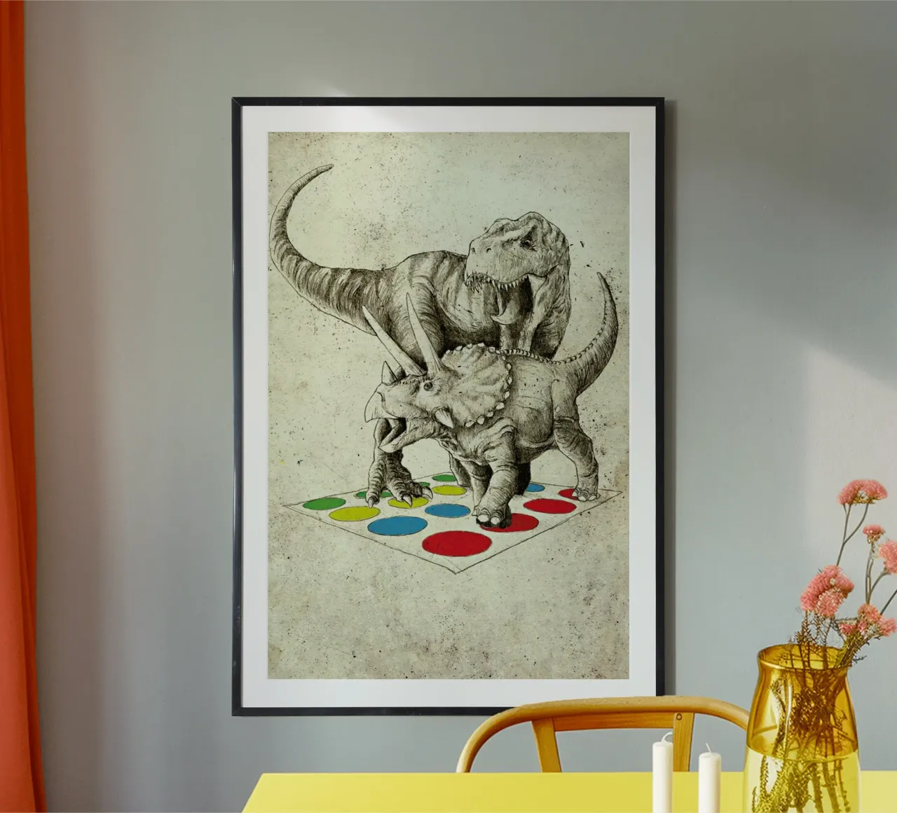 The Ultimate Battle poster con telaio in plastica da DinoMike