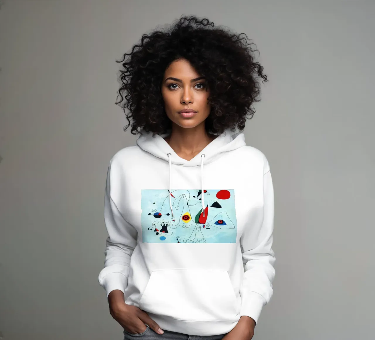 Miró Red Dots sudadera con capucha de Danielshop