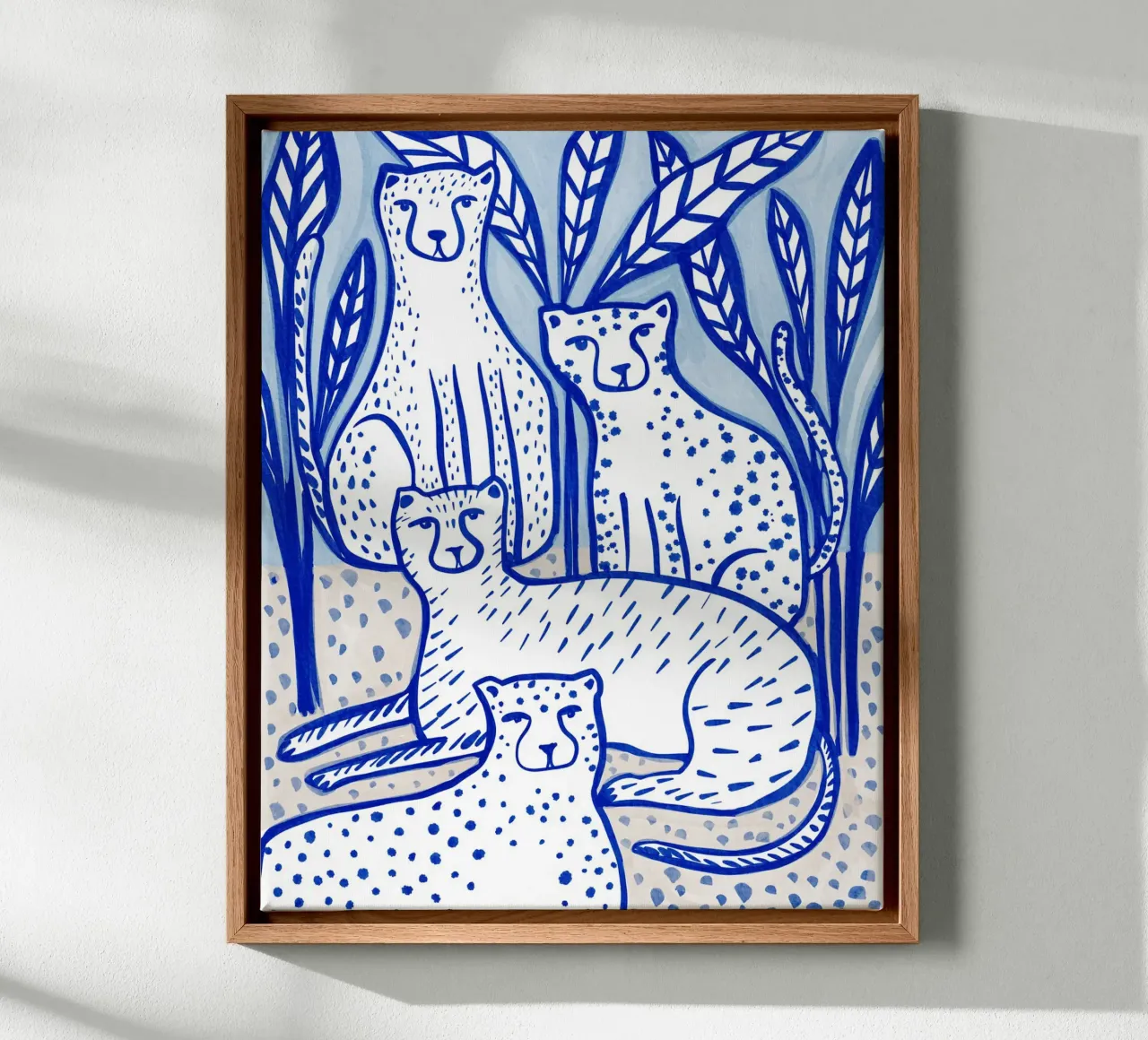 Wild Cats canvas by Nikita Jariwala