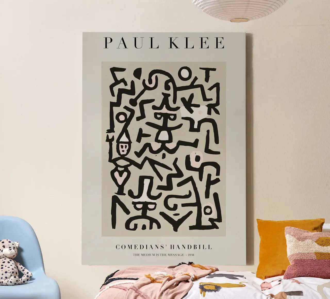 Paul Klee 1938 tela con Cornice a cassetta da Danielshop