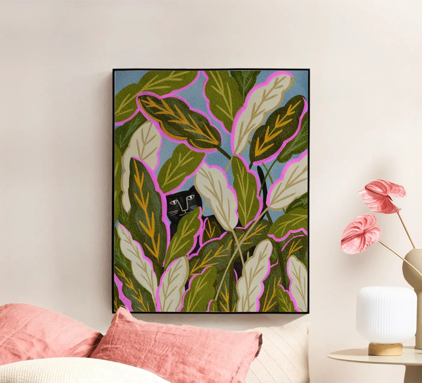 Panthère noire plexiglas de Nikita Jariwala