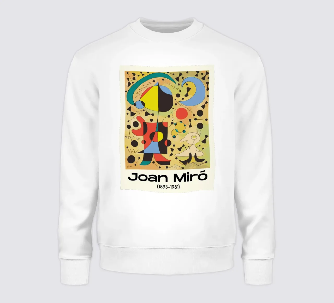 Joan Miro 1893-1981 felpa da Danielshop