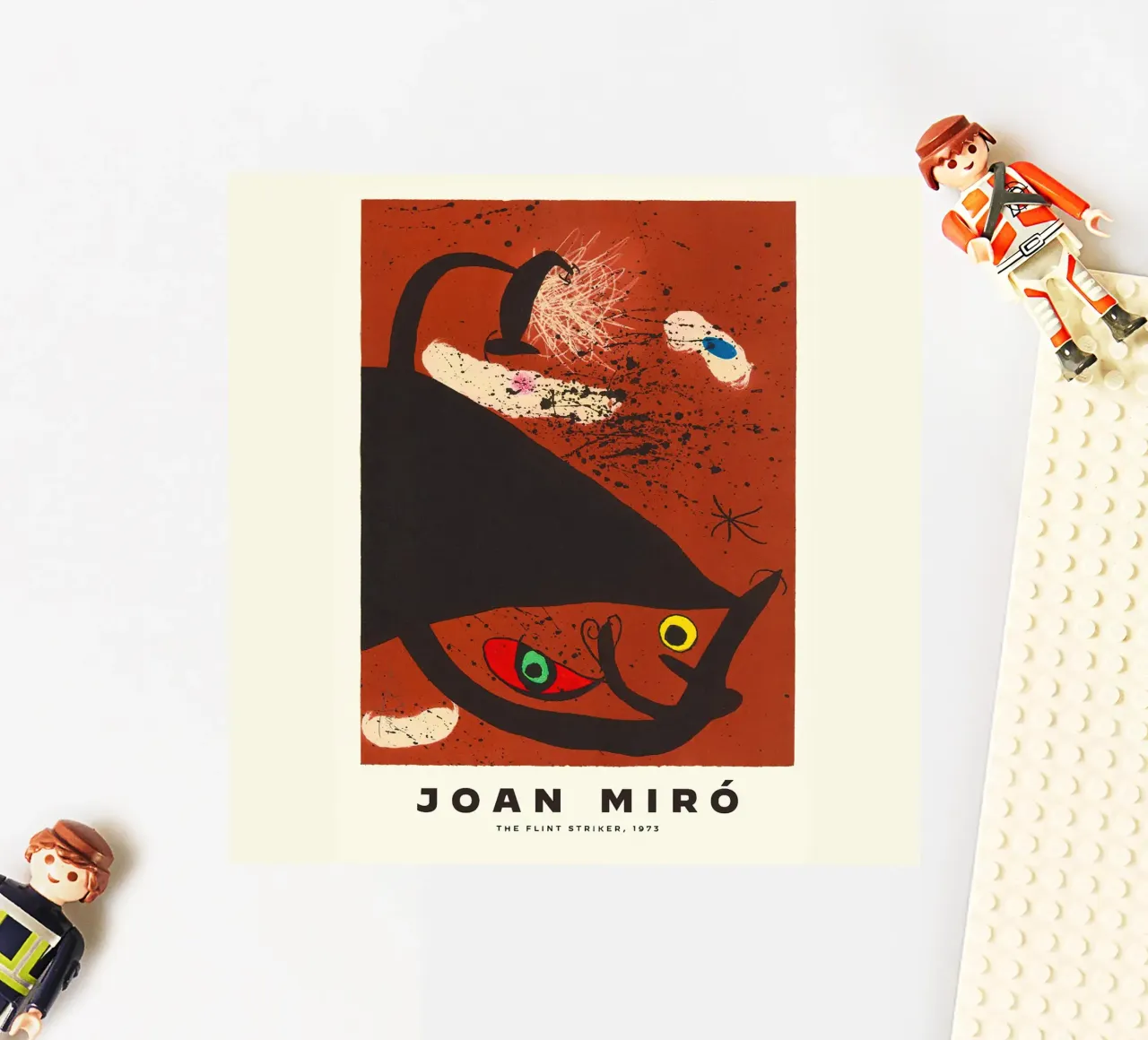Joan Miro The Flint Striker 1973 sticker by Danielshop