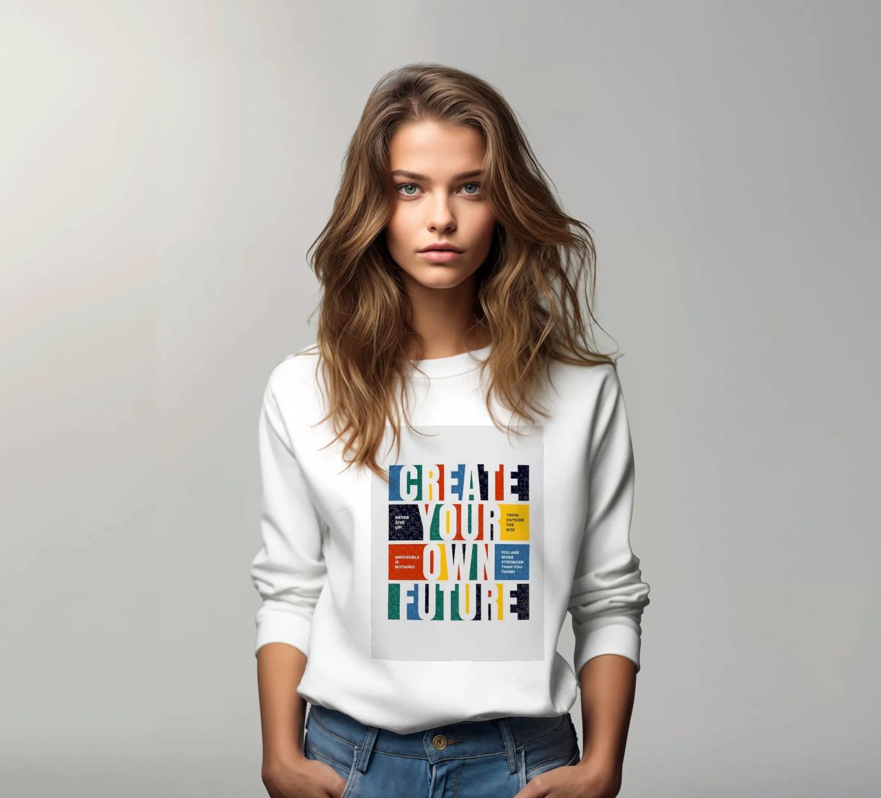 create your own future sweatshirt by Andara shop