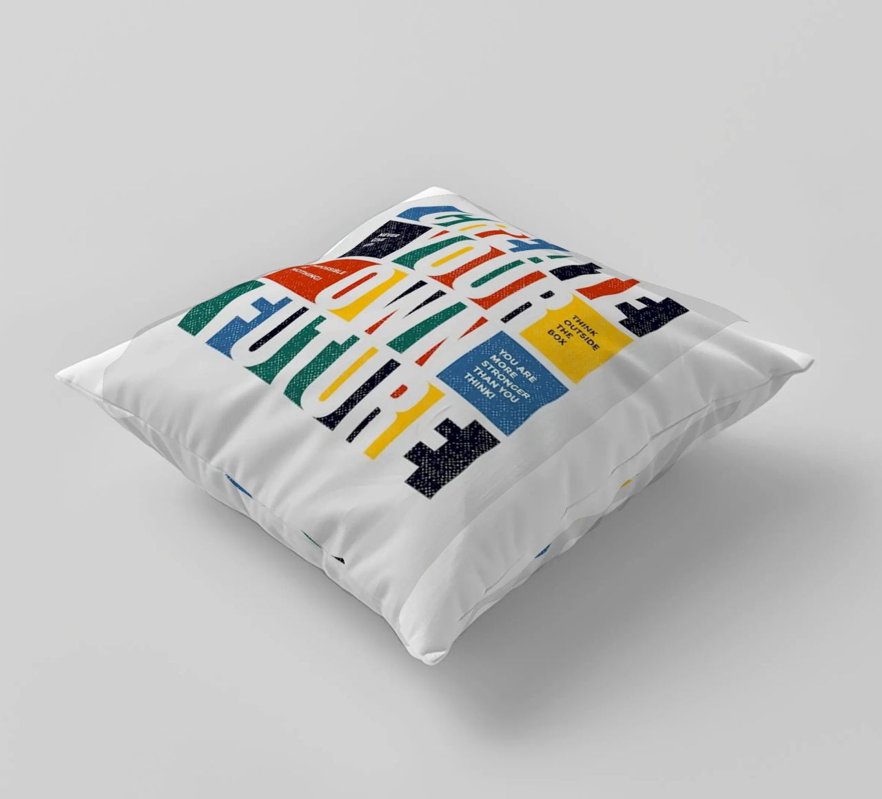 create your own future decorative cushion by Andara shop