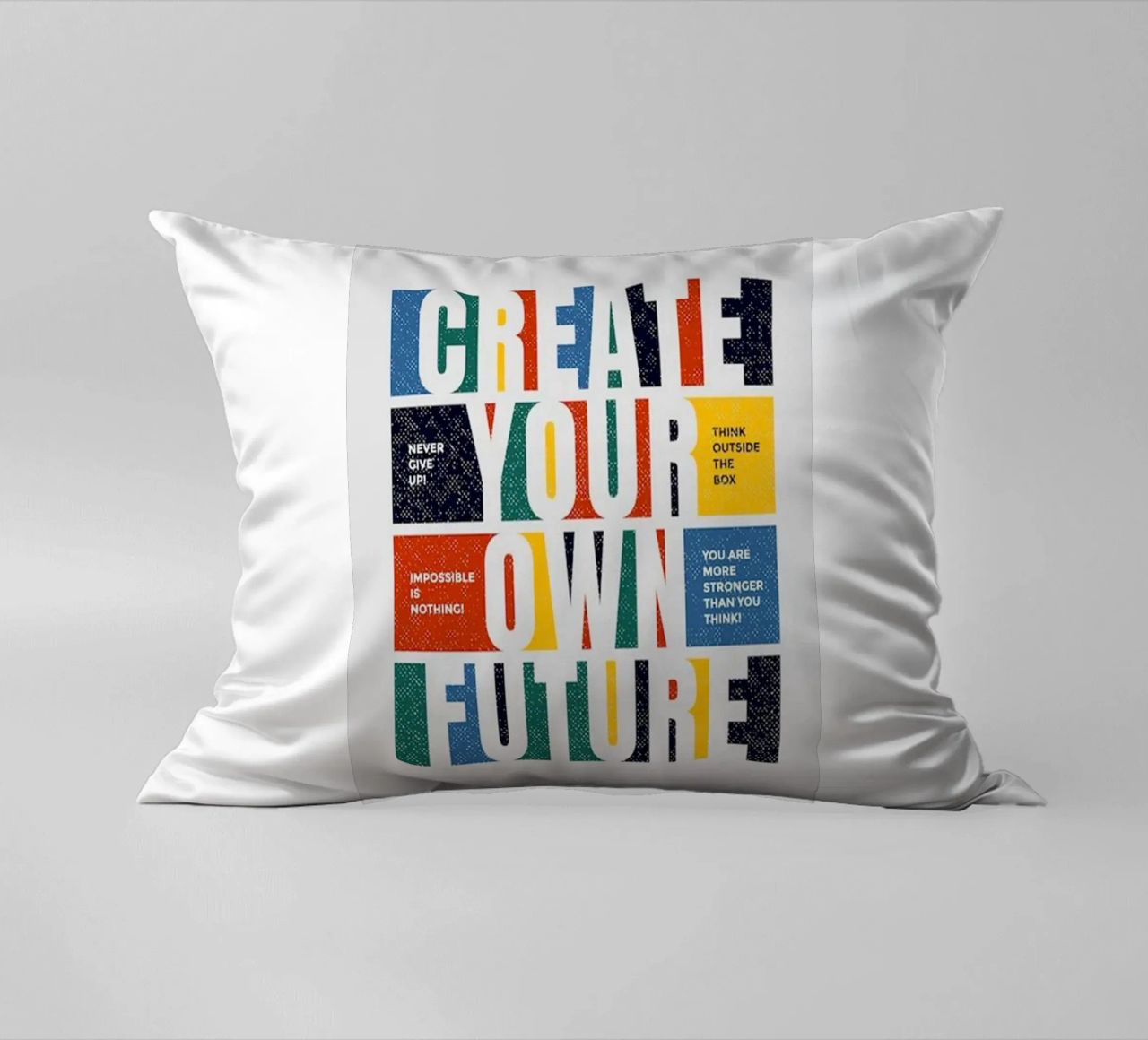 create your own future decorative cushion by Andara shop