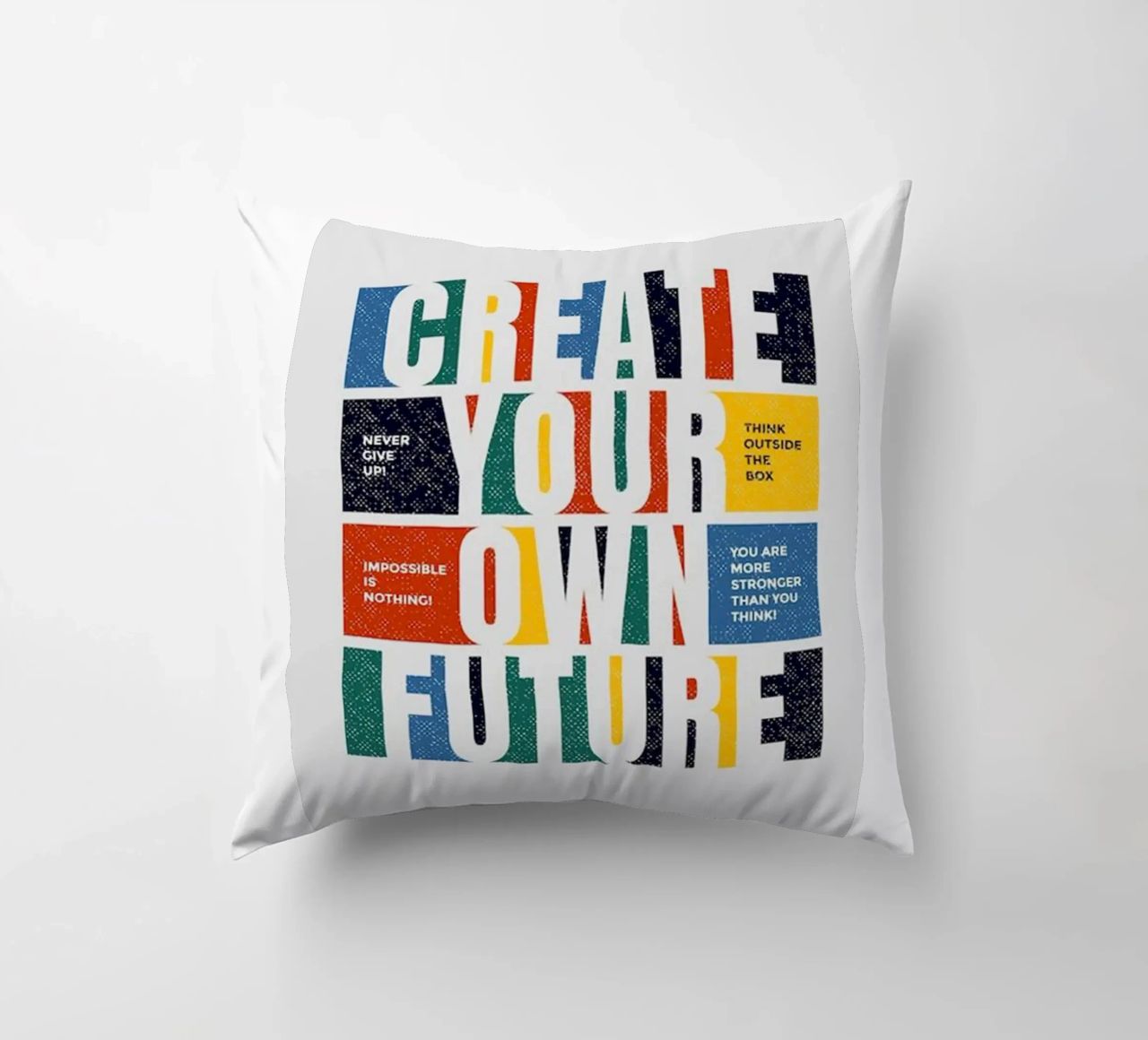 create your own future decorative cushion by Andara shop