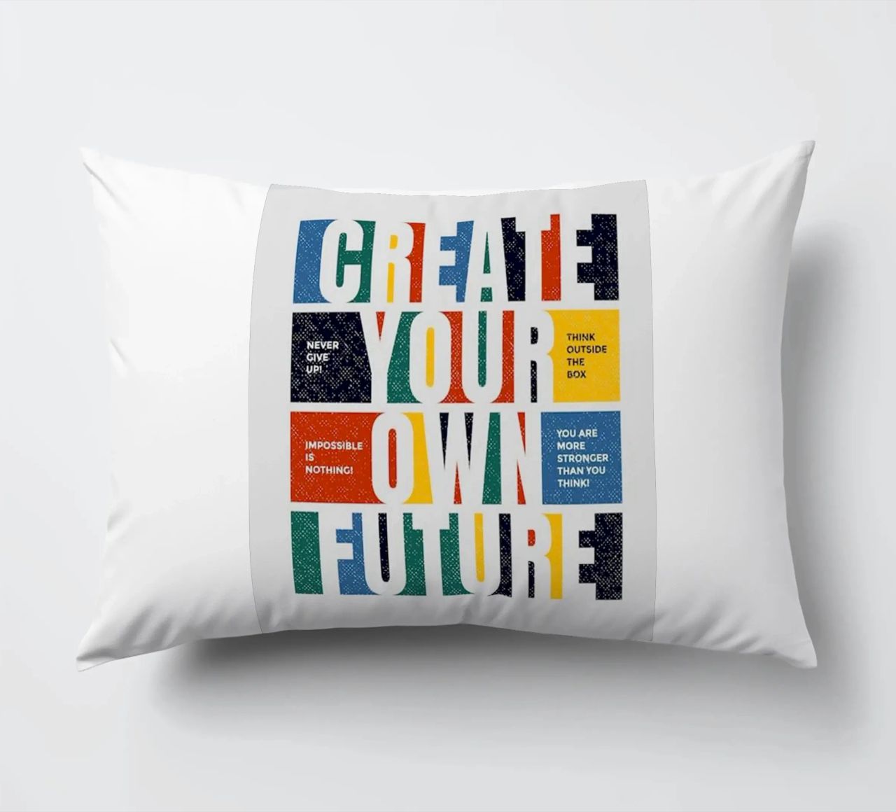create your own future decorative cushion by Andara shop