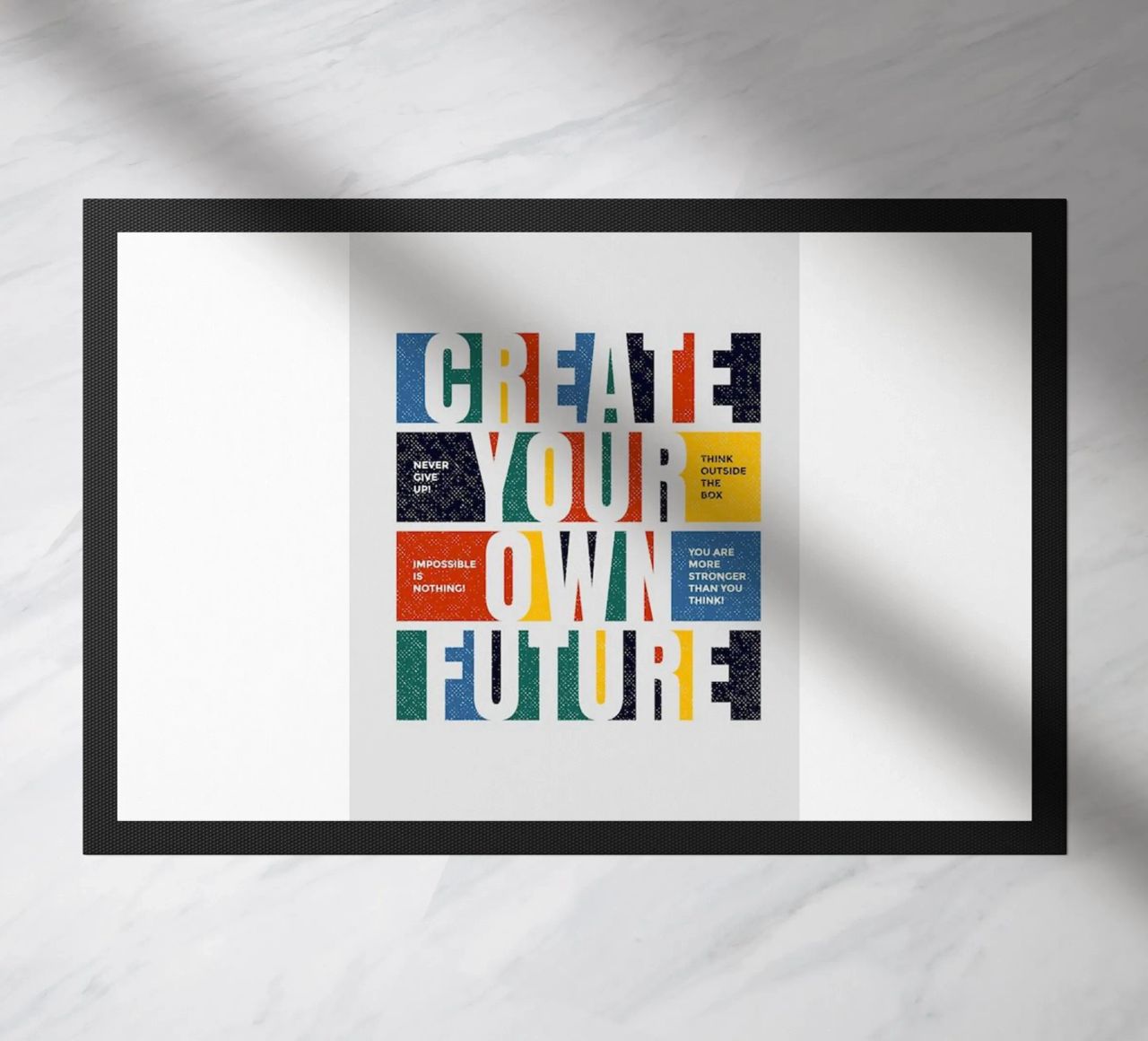 create your own future doormat by Andara shop