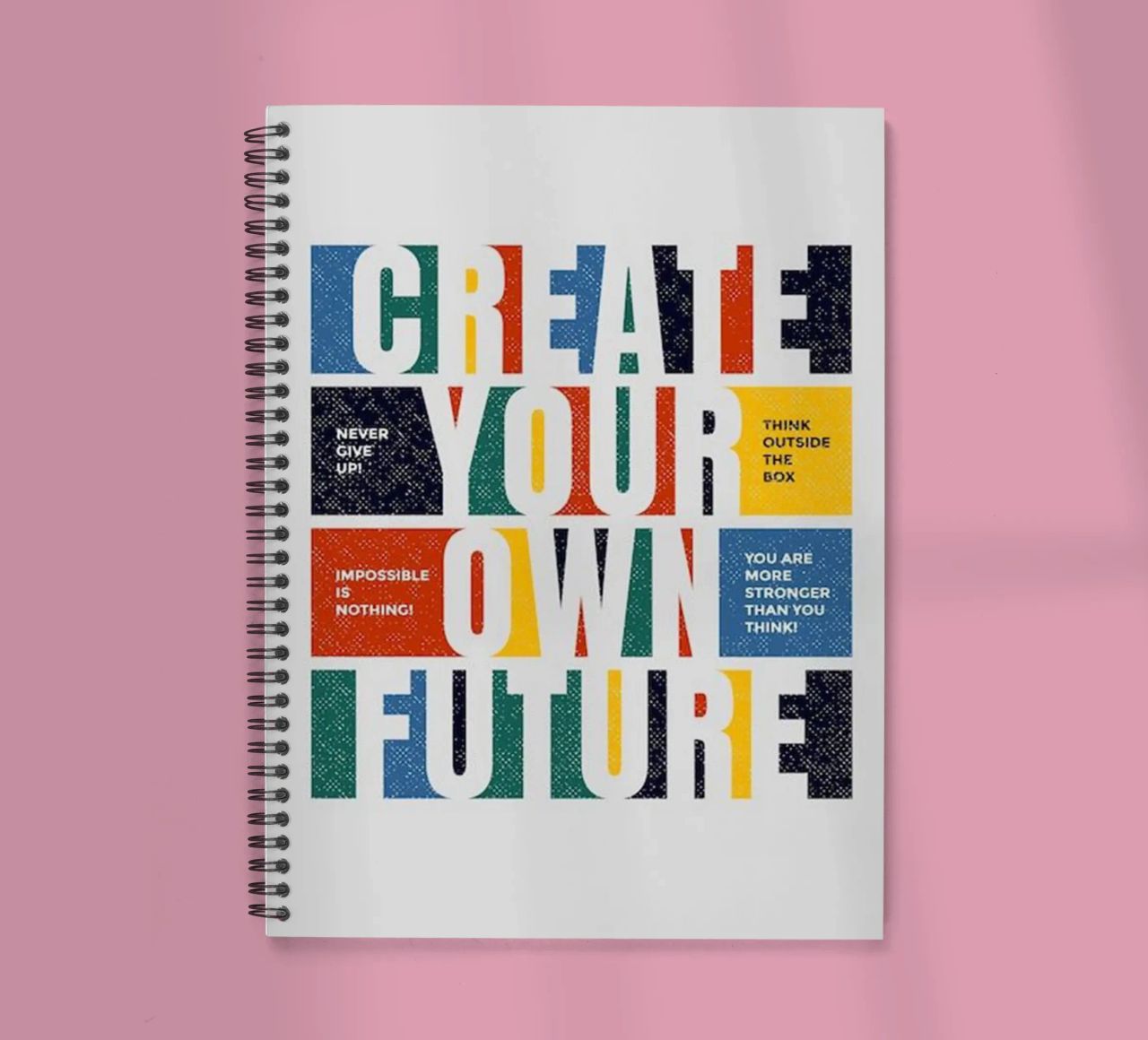 create your own future spiral notebook by Andara shop