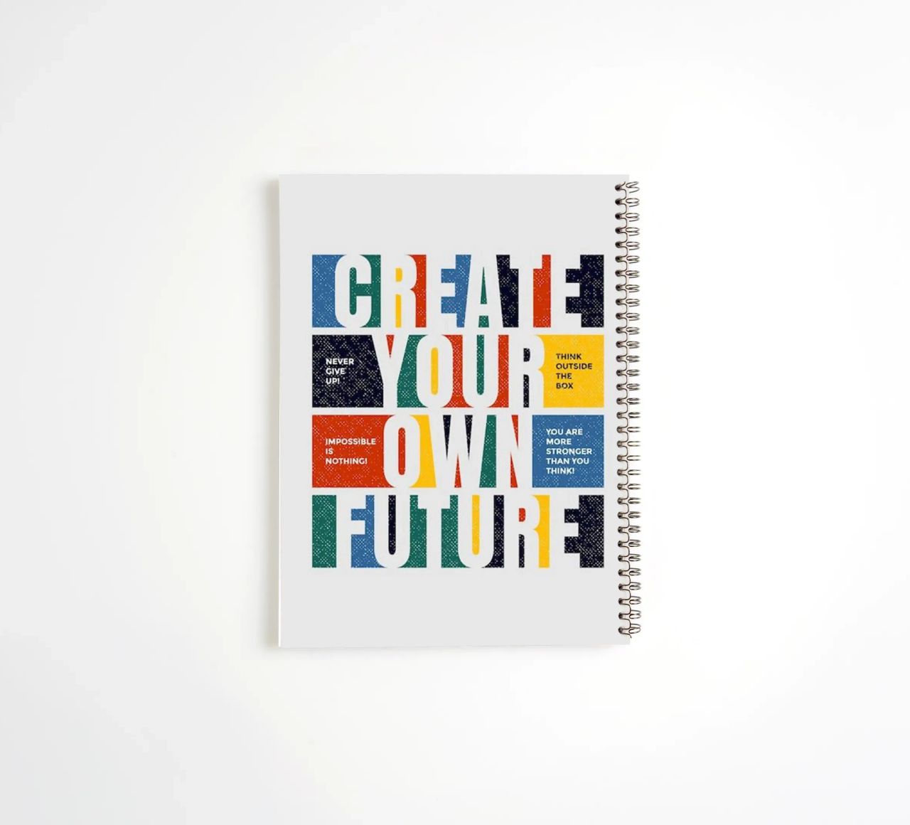 create your own future spiral notebook by Andara shop