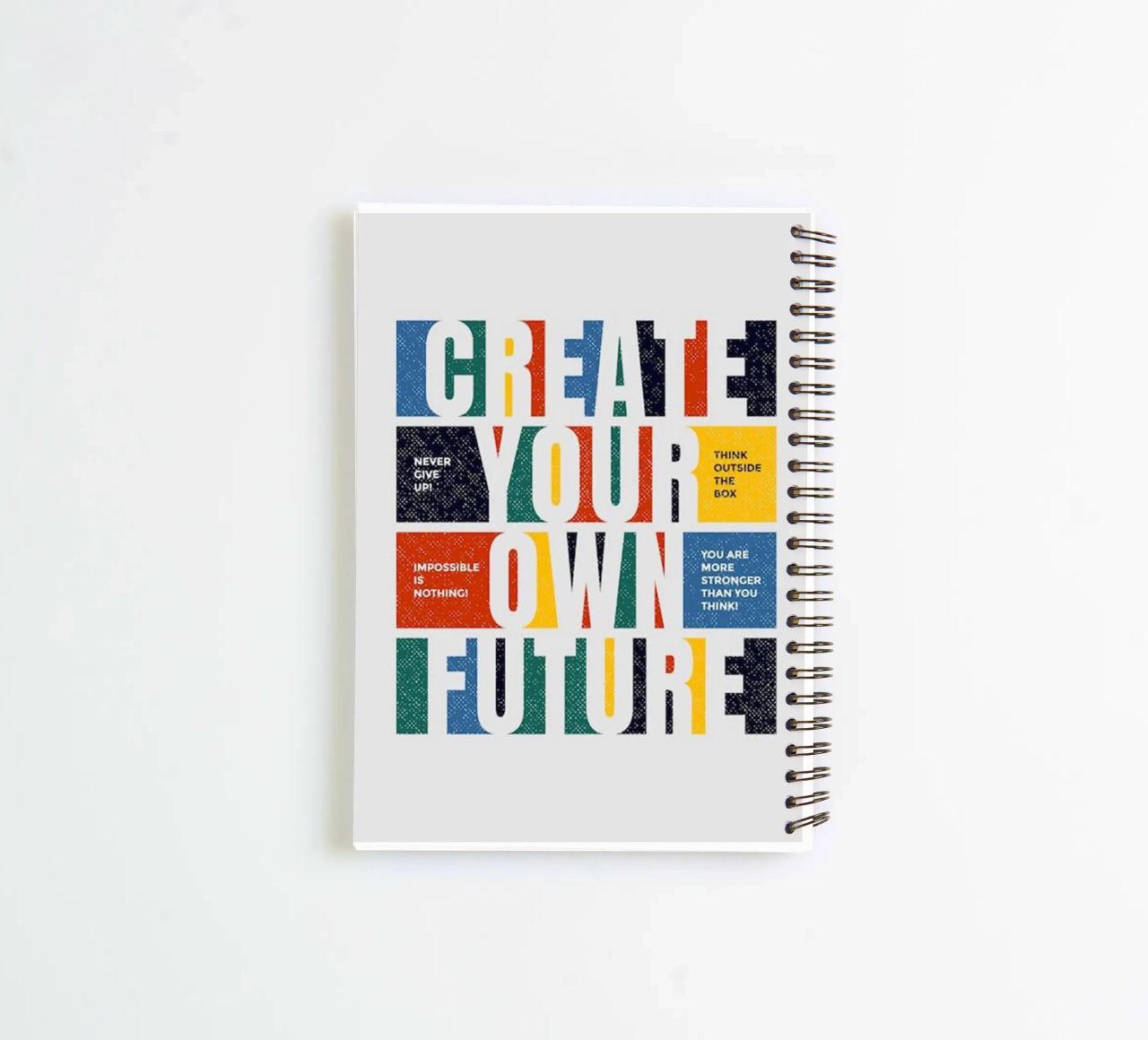 create your own future spiral notebook by Andara shop