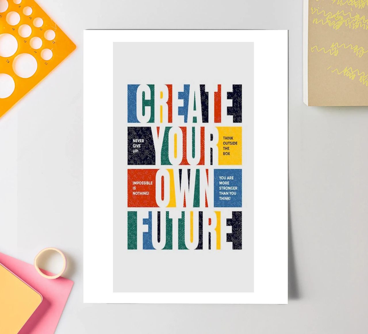 create your own future sticker sheet by Andara shop