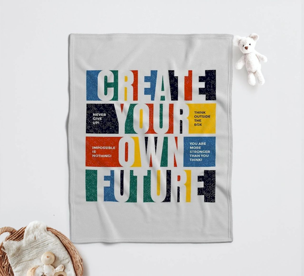 create your own future fleece blanket by Andara shop