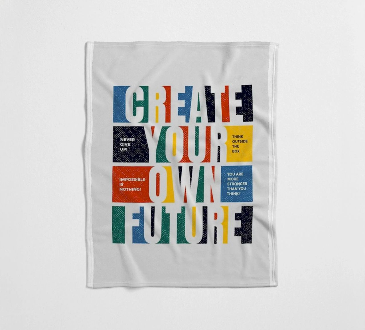 create your own future fleece blanket by Andara shop