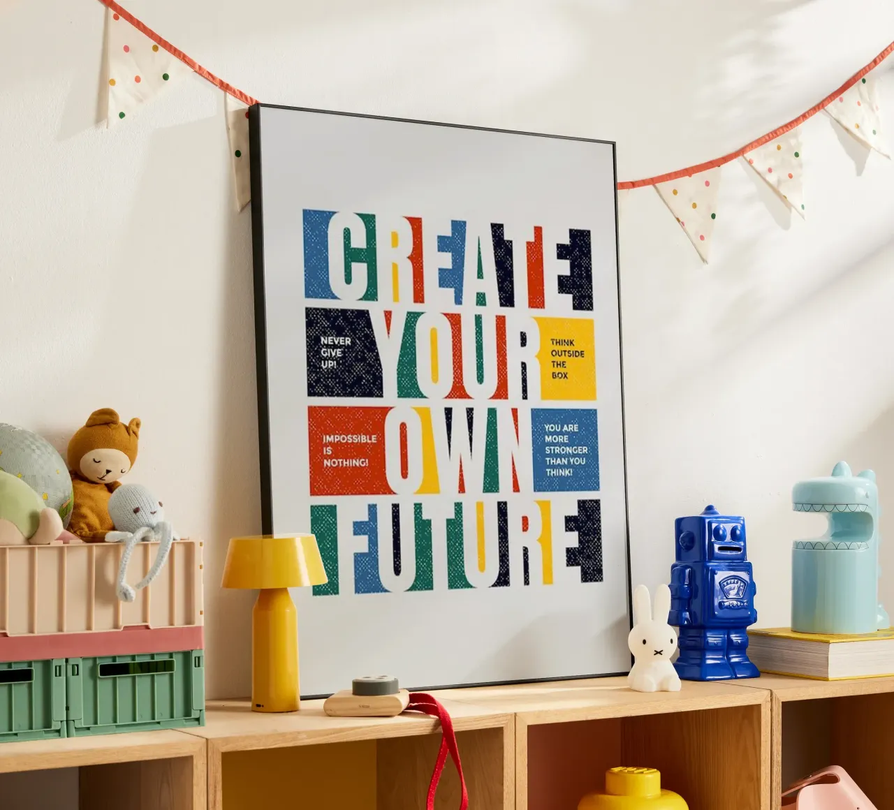 create your own future alu-dibond by Andara shop