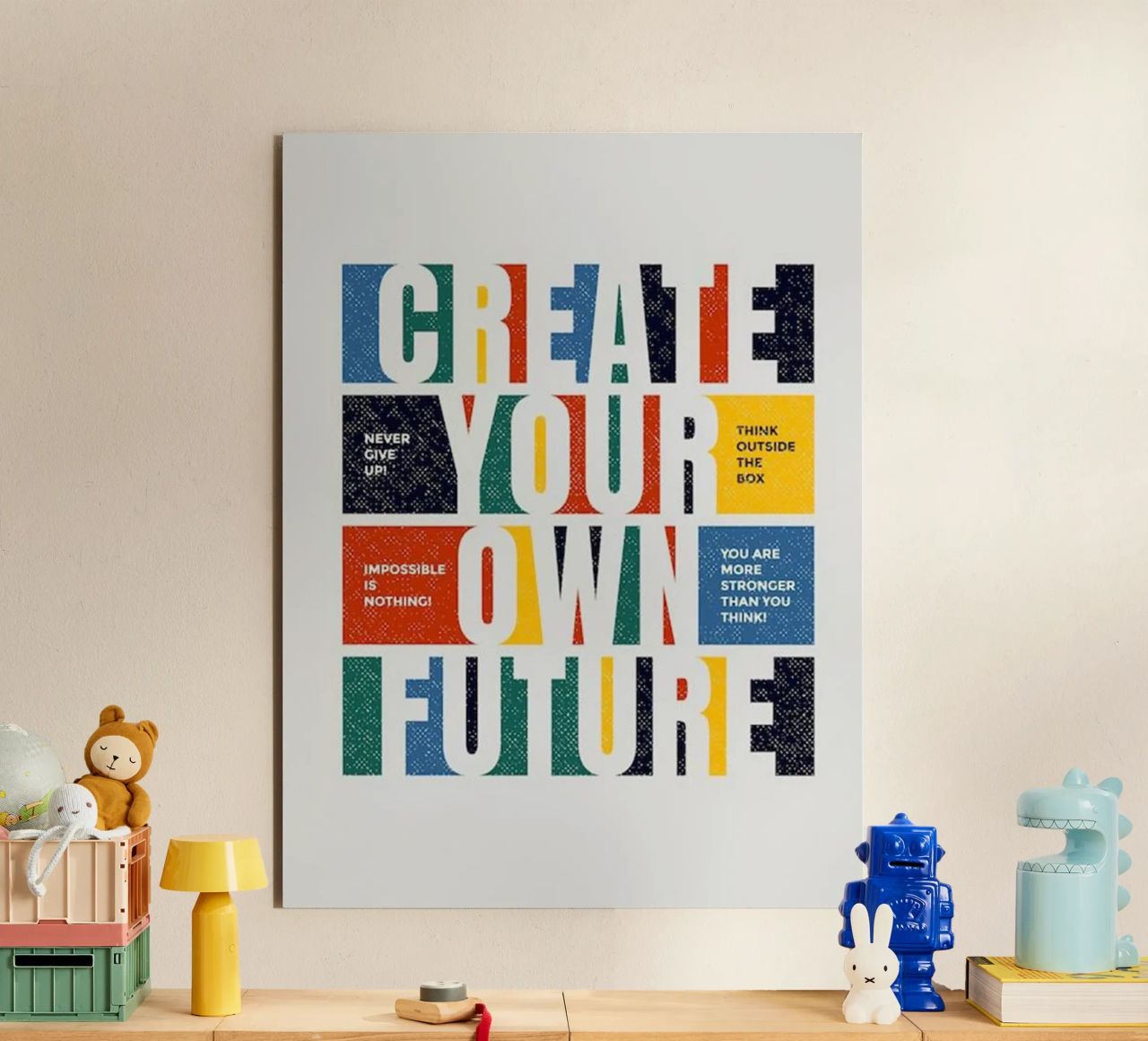 create your own future alu-dibond by Andara shop