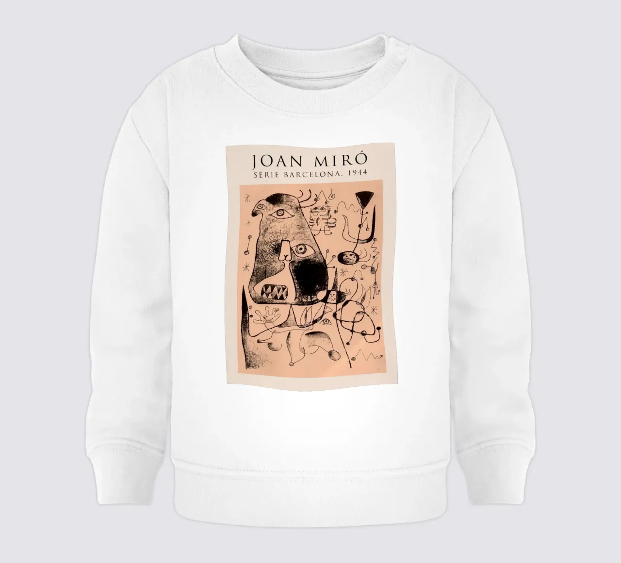 Joan Miro serie barcellona 1944 felpa neonato da Danielshop
