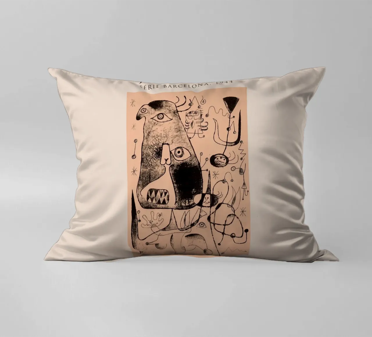 Joan Miro serie barcellona 1944 cuscino da Danielshop