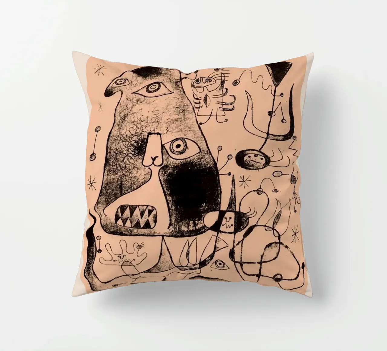 Joan Miro serie barcellona 1944 cuscino da Danielshop