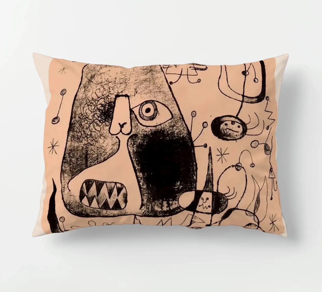 Joan Miro serie barcellona 1944 cuscino da Danielshop
