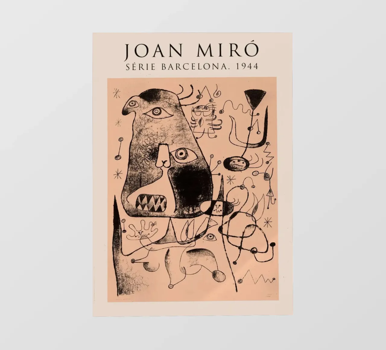 Joan Miro serie barcellona 1944 pellicola backlit da Danielshop