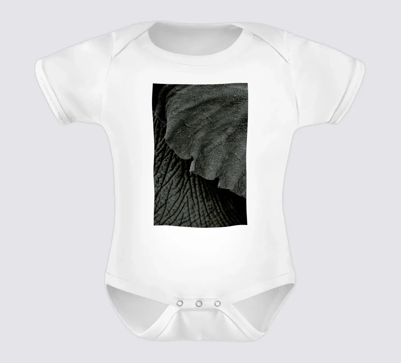 Olifant 02 body neonato maniche corte da Shot By Clint