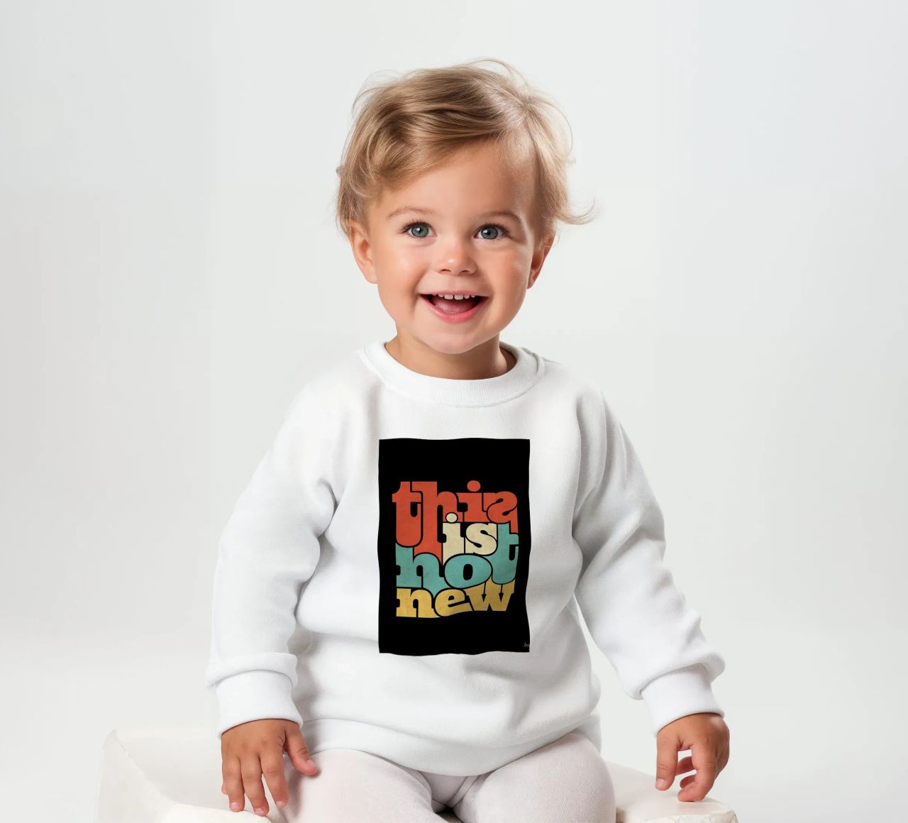 non è una novità felpa neonato da Andara shop