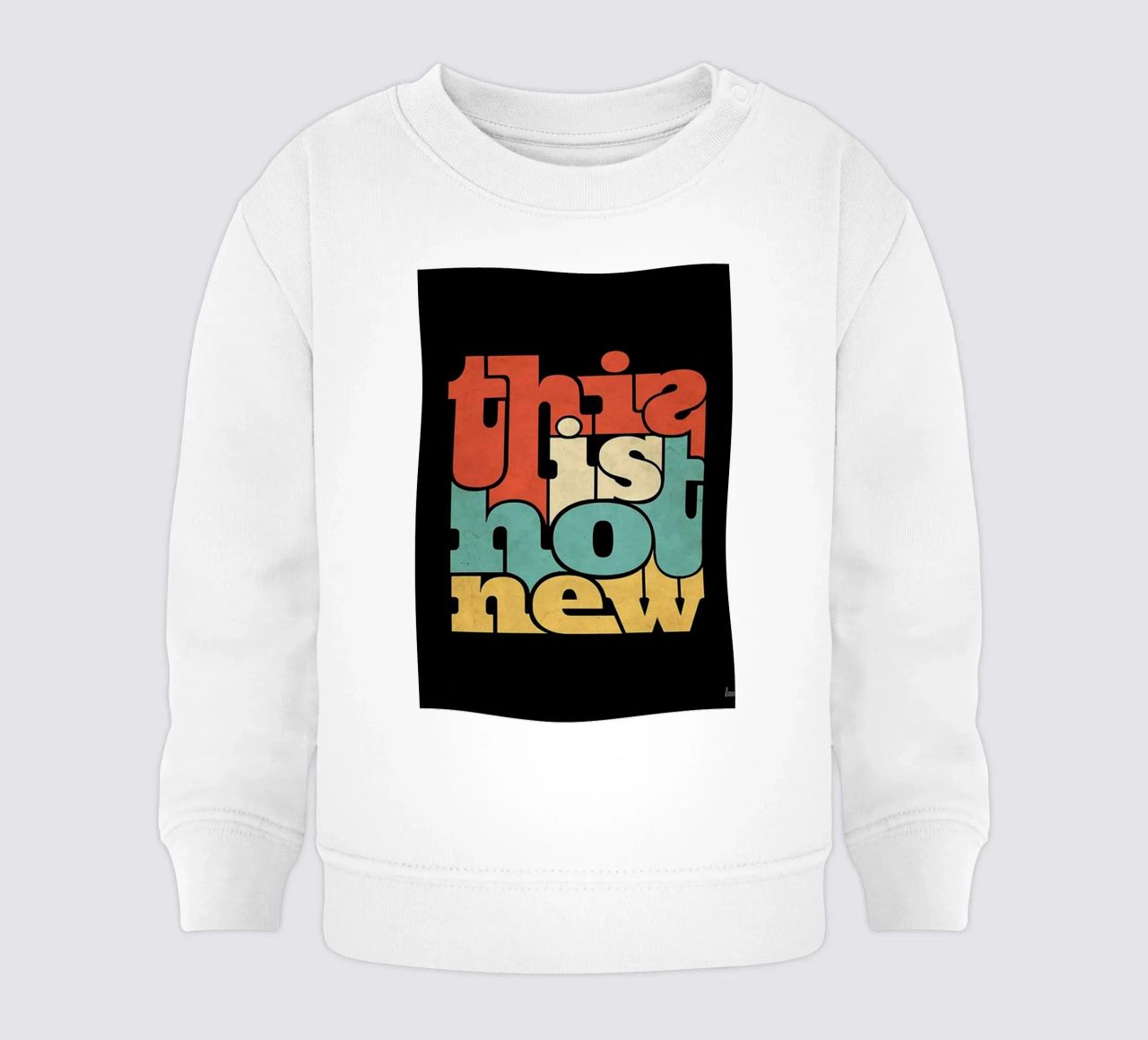non è una novità felpa neonato da Andara shop