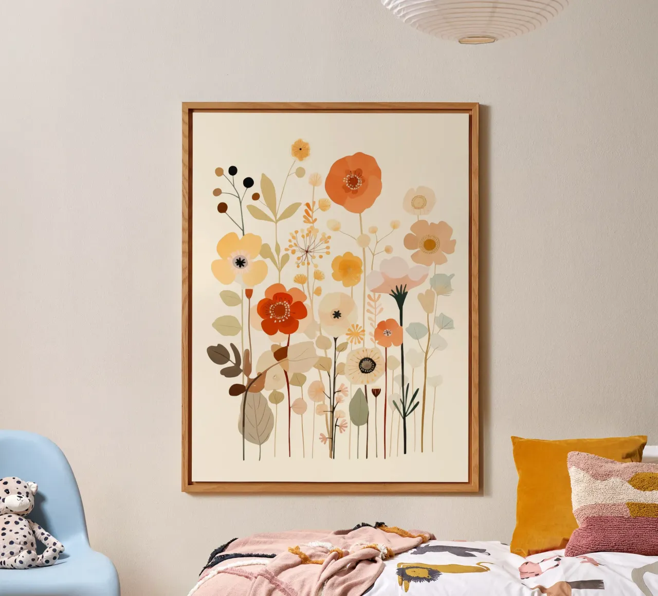 Astrazione floreale alluminio dibond da Imagine