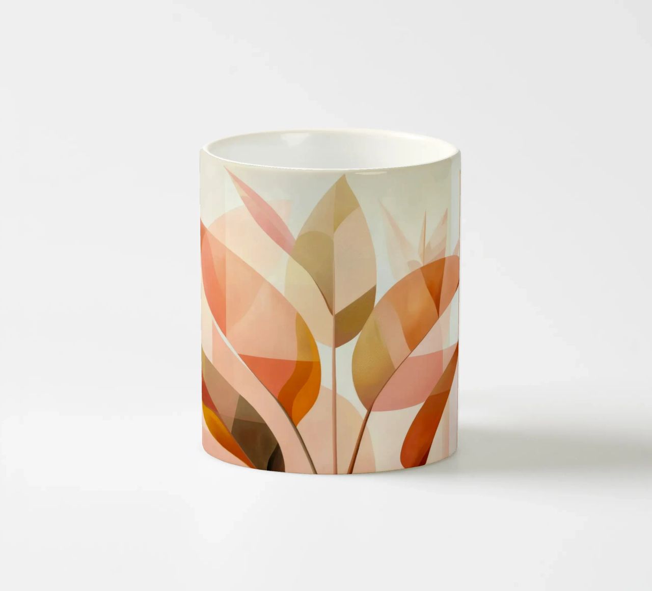 Bloem abstract keramische mok van Imagine