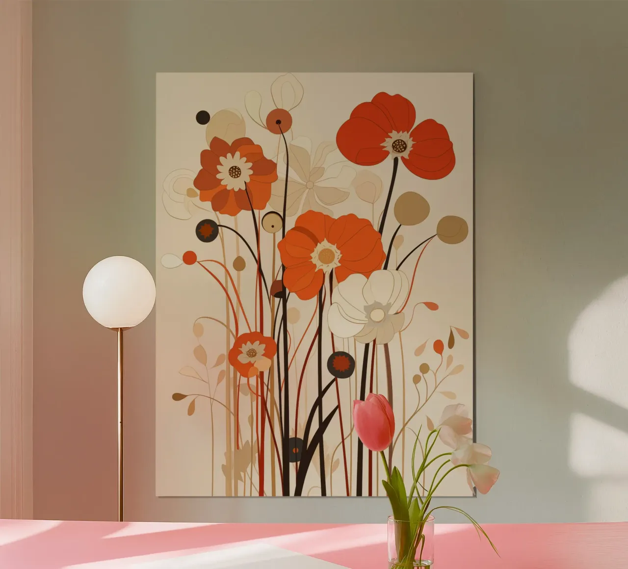 Fiori in colori neutri carta hahnemühle da Imagine