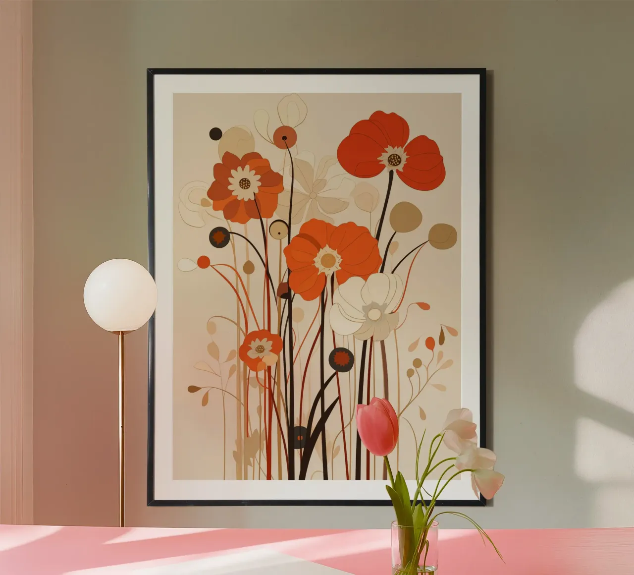 Fiori in colori neutri carta hahnemühle da Imagine