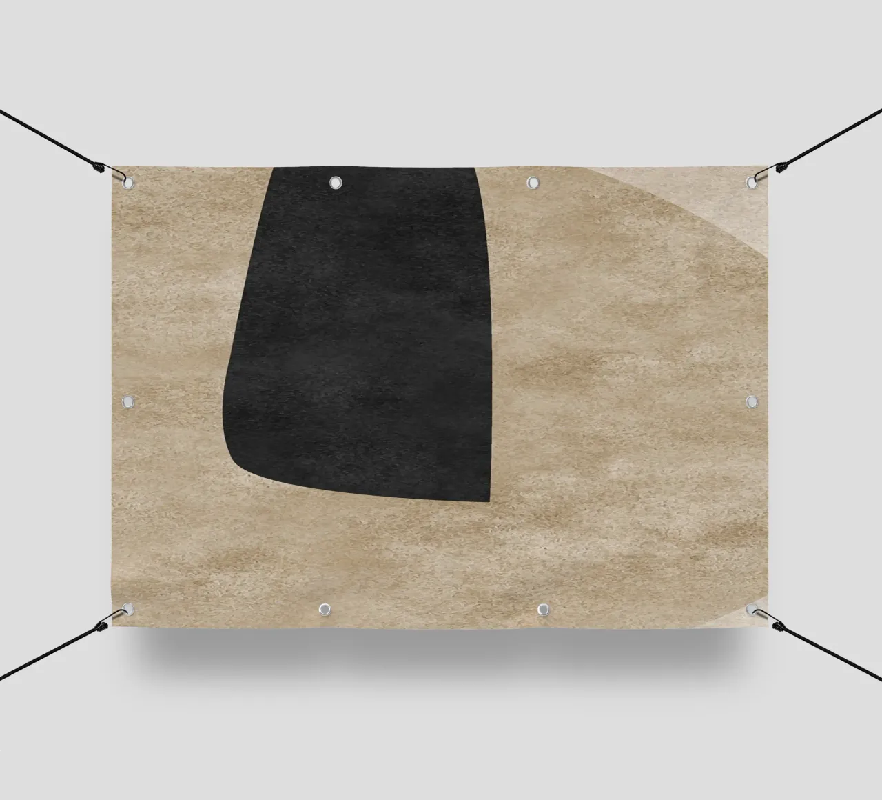 abstract boho line telo in pvc da vintageshop