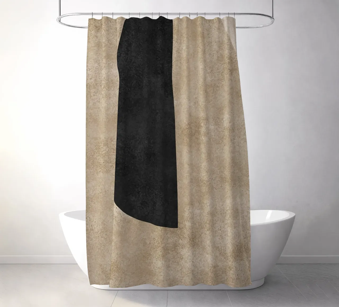 abstract boho line tenda da doccia da vintageshop