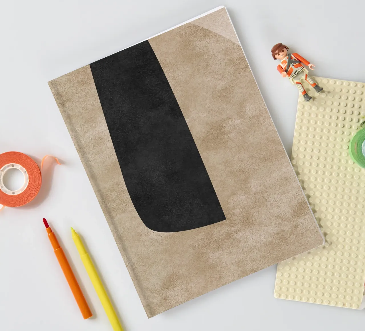 abstract boho line notebook by vintageshop