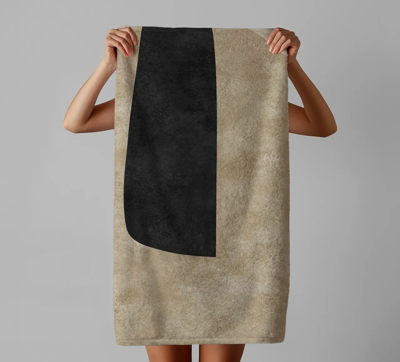 abstract boho line towel by vintageshop