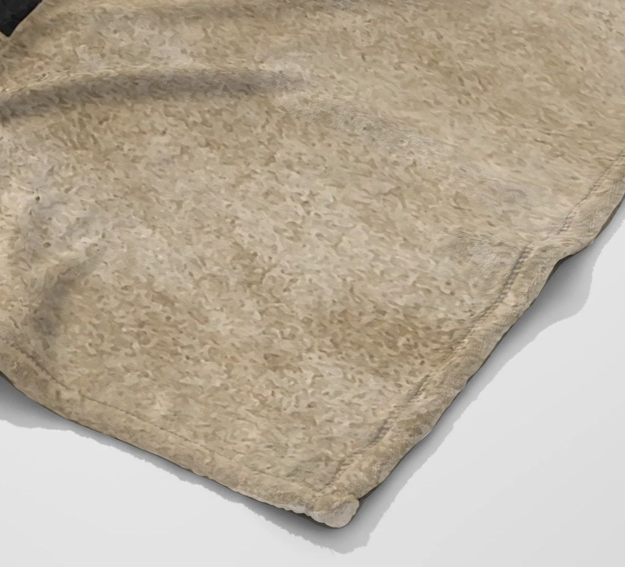 abstract boho line coperta in pile da vintageshop