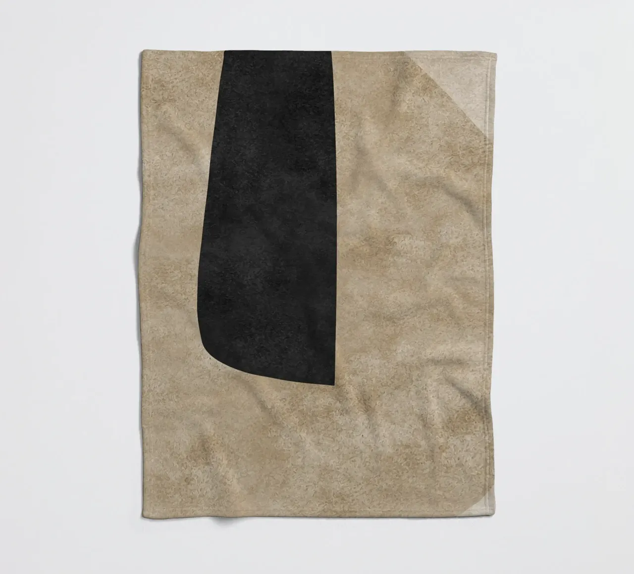 abstract boho line coperta in pile da vintageshop