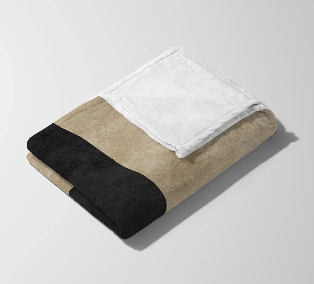 abstract boho line coperta in pile da vintageshop