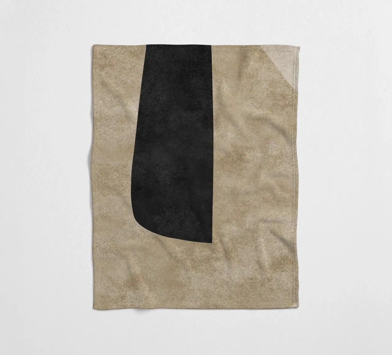 abstract boho line coperta in pile da vintageshop