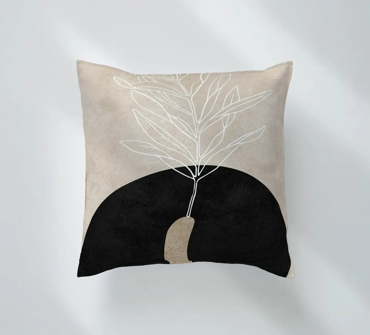 abstract boho leaf cuscino da vintageshop