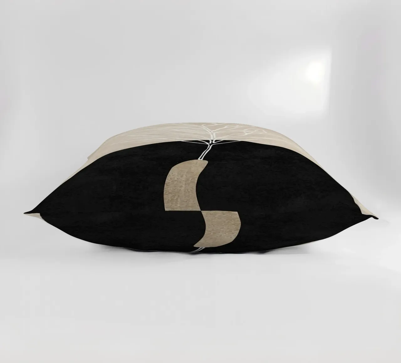 abstract boho leaf cuscino da vintageshop