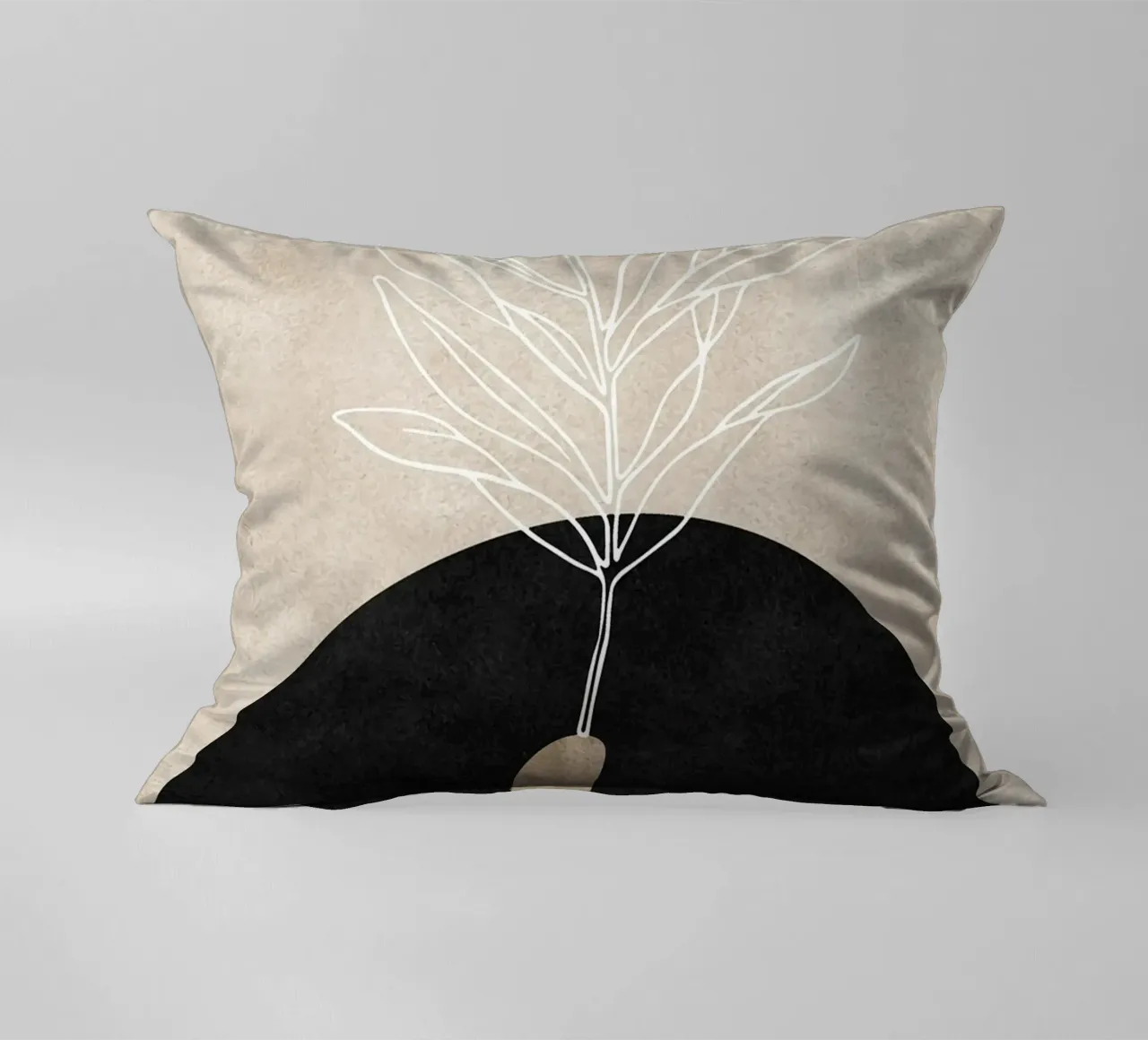 abstract boho leaf cuscino da vintageshop
