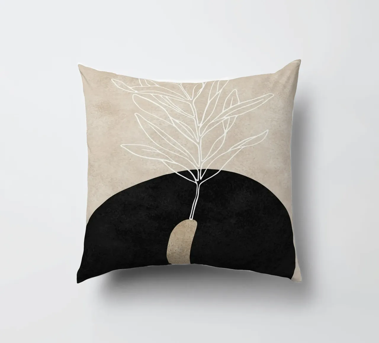 abstract boho leaf cuscino da vintageshop