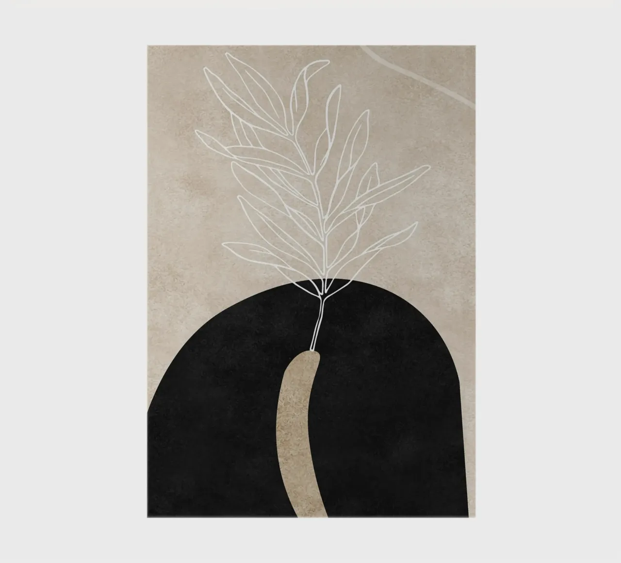 abstract boho leaf diario da vintageshop