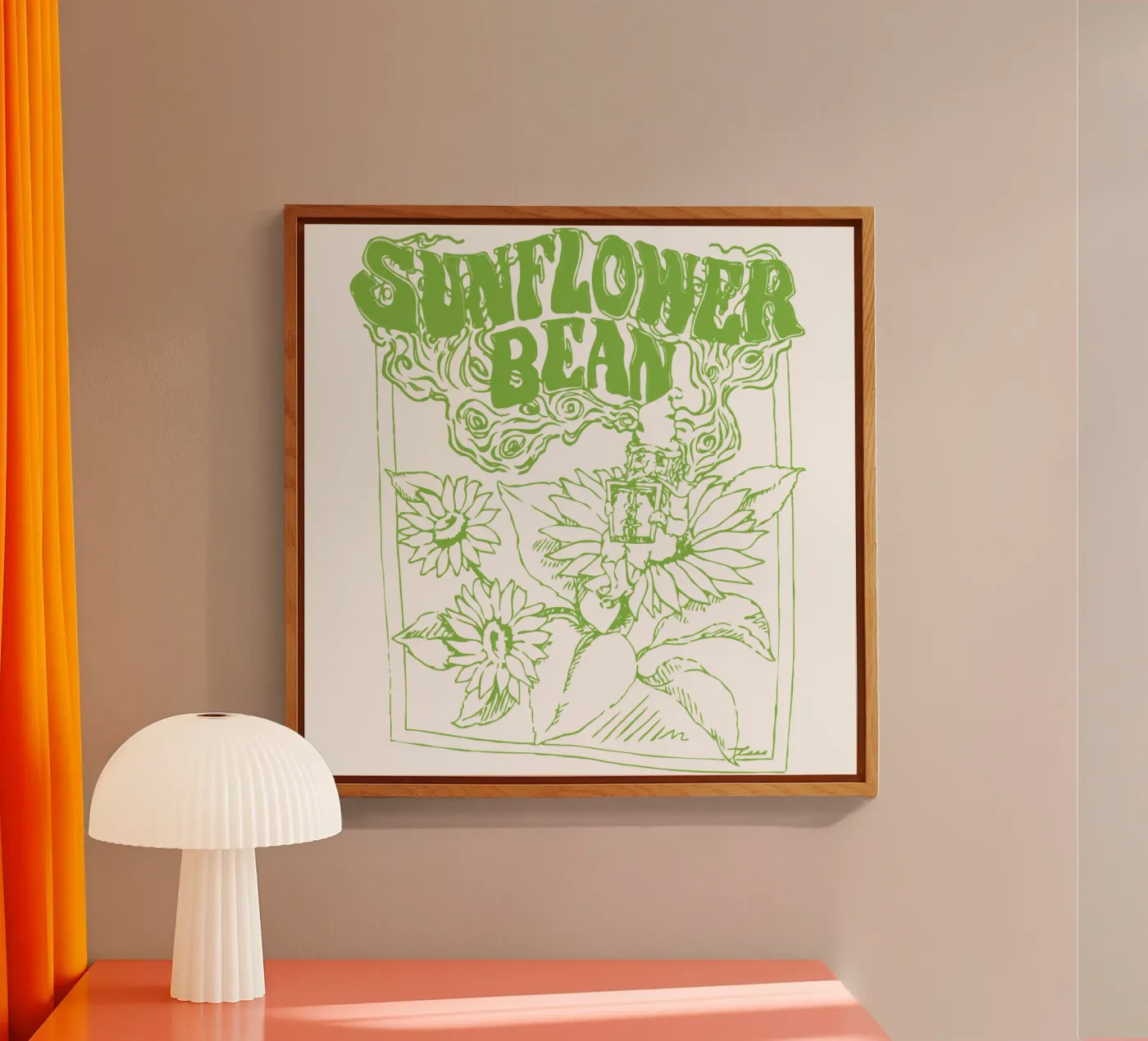Sunflower Bean Right Acryl-Glas von MR.A